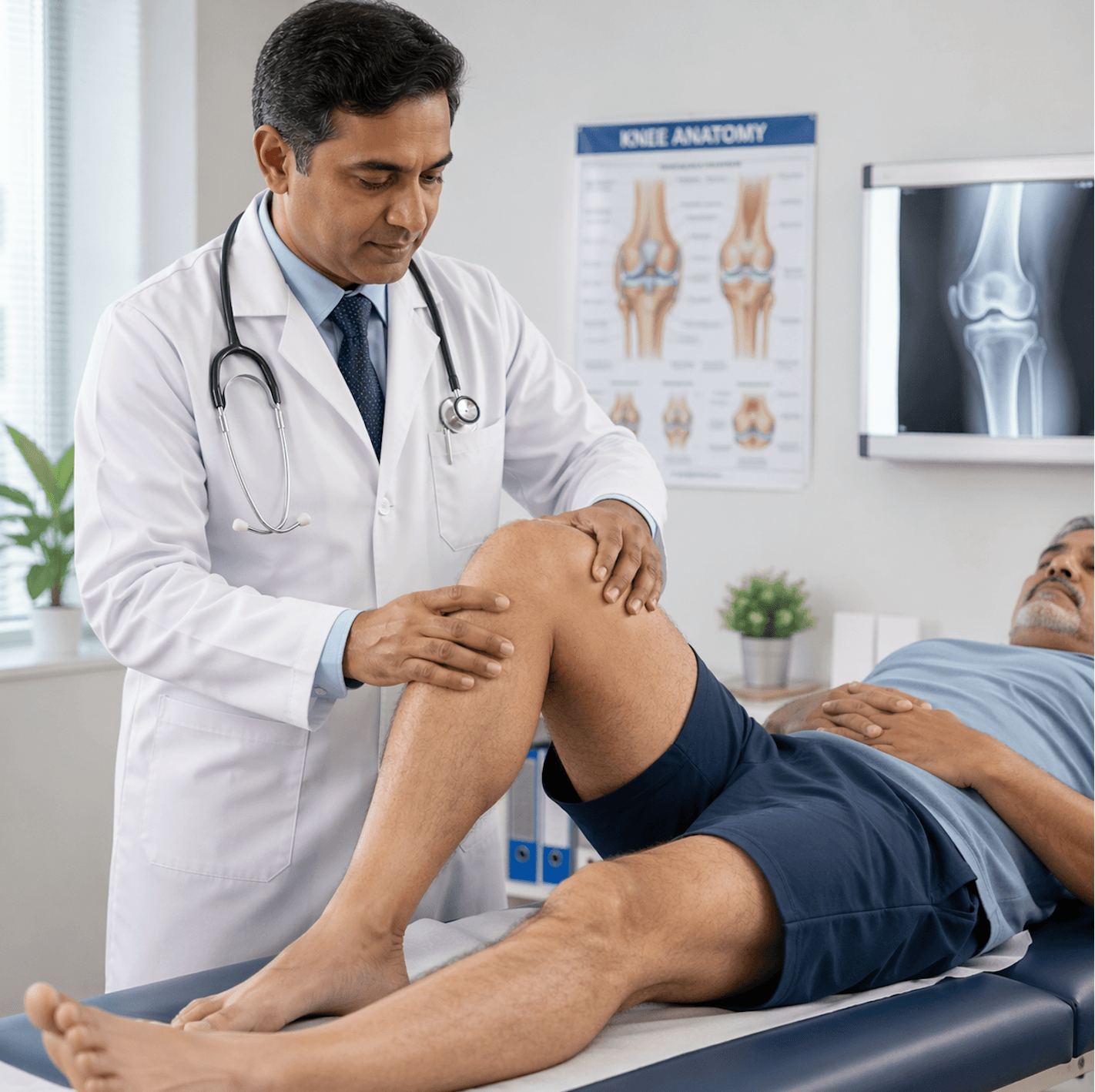 Knee replacement surgery cost breakdown India vs USA with hospital and implant expenses